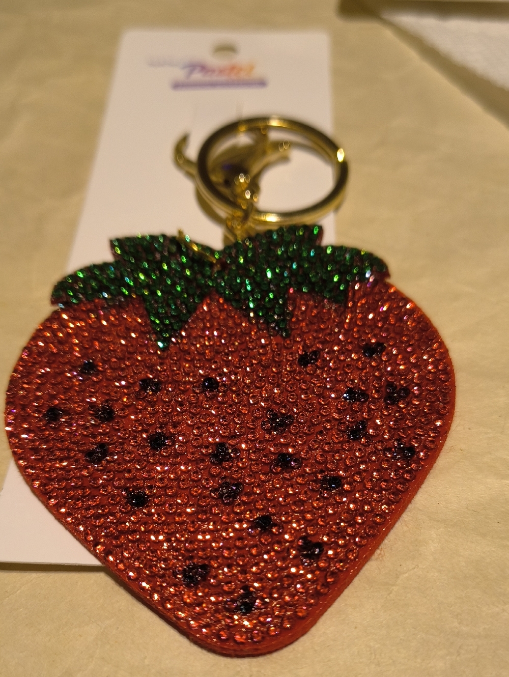 Strawberry Bag Charm